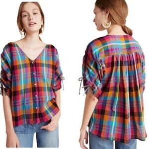 Anthropologie Maeve Amelia Buttondown Shirt